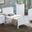 G5490 Youth Panel Bed (White) (Twin)