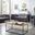 Delray Living Room Set In Gray