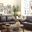 Rubin Dark Brown Living Room Set