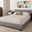 Baxton Studio Elizabeth Modern And Contemporary Grey Fabric Upholstered Panel-Stitched Full Size Platform Bed