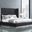 Abrazo Black King Bed