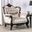 Acapulco Chair In Black and Off White