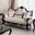 Acapulco Loveseat In Black and Off White