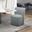 Accent Dining Chair with Casters In Sapphire