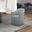 Accent Dining Chair with Casters In Sapphire