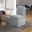 Accent Dining Chair with Casters In Sapphire