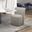 Accent Dining Chair with Casters In Truffle