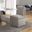 Accent Dining Chair with Casters In Truffle