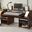 Annette 71 Inch Music Desk In Natural And Black Finish