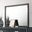 Acme Haiden Mirror In Weathered Black Finish