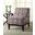Acme Hinte Accent Chair In Pattern Fabric