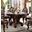 Acme Versailles Round Dining Table With Single Pedestal In Cherry Finish