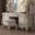 Acme Versailles Vanity Desk in Bone White
