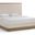 Adagio Fabric Upholstered King Bed In Brown