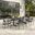 Aeris 9-Piece Outdoor Patio Aluminum Dining Set In Charcoal