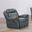 Agata Glider Recliner In Dark Gray