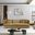 Alder Velvet Living Room Set In Camel