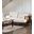 Alesund Loveseat In Beige and Walnut
