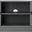 Aliyah 2Dr 1 Shelf Media Stand in Distressed Grey