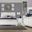 Allura White Panel Bedroom Set w/ LED Lighting