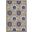 Aloha Grey and Blue 2'8" x 4' Contemporary Area Rug