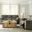 Alphons Reclining Living Room Set In Putty