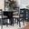 Altamonte Round Counter Height Dining Set (Charcoal)