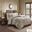 Alton Polyester Solid Velour To Berber 4 Piece King Comforter Set In Taupe/Ivory