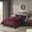 Alton Polyester Woolrich Print Low Pile Velour 4 Piece Queen Comforter Set In Red/Black Buffalo Check