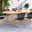 Amazonia PalmUtopia 7-Piece Oval Patio Dining Set In Black
