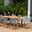 Amazonia SolaceShade 9-Piece Rectangular Patio Dining Set In Grey