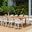 Amazonia TropicalHarmony 11-Piece Rectangular Patio Dining Set In White