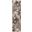 American Manor 2'2" x 7'6" Indoor Rug In Mocha and Ivory