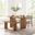 Amistad 60 Inch Wood Dining Table and Bench Set In Walnut