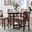 Amy 5 Piece Counter Dining Room Set In Cherry