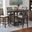 Amy 5 Piece Counter Dining Room Set In Gray