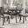 Amy 5 Piece Dining Room Set In Gray