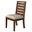 Anacortes Beige Ladderback Upholstered Side Chair Set of 2