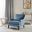 Anna Arm Accent Chair In Blue