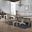Antique White Trestle Dining Room Set