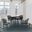 Arcadia Black 48 Inch Round Dining Room Set with Juno Chairs
