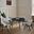 Arcadia Black 48 Inch Round Dining Room Set with Talulah Chairs