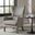 Arianna Swoop Wing Chair In Grey