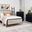 Arini Panel Bedroom Set In Cream and Black