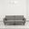 Aristide Futon Sofa In Gray