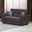 Armada Air Upholstered Convertible Loveseat with Storage In Brown AIR-LS-116-PU