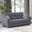Armada Air Upholstered Convertible Sofabed with Storage In Gray AIR-SB-113