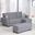 Armada Air Upholstered Ottoman with Storage In Gray