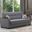 Armada X Upholstered Convertible Wood Trimmed Sofabed with Storage In Gray ARM-W-SB-313
