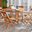 Arvin Teak Look 5-Piece Dining Set